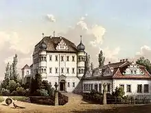 Schloss Modlau in der Sammlung Duncker