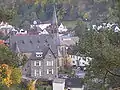 Schmitten Kirche, vom Wiegerfelsen aus fotografiert