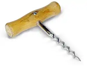 Korkenzieher für Linkshänder