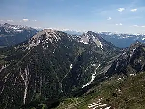 Seekarspitze (links) und Seebergspitze