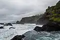 Seixal hoch über dem tobenden Atlantik