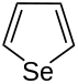 Strukturformel von Selenophen