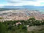 Sète vom Mont Saint-Clair in Richtung Osten