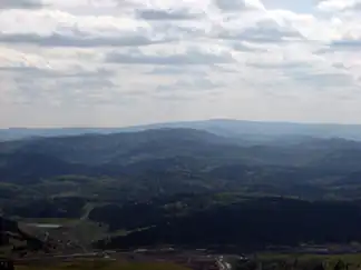 Landschaft in Bergschorien bei Taschtagol