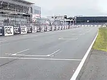 Start- und-Ziellinie der Rennstrecke (1999)