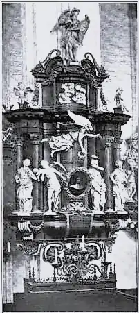 Epitaph Johann Siricius, 1942 zerstört