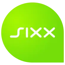 Logos der beiden Fernsehsender CBS und sixx, auf denen die Serie und ihre deutsche Synchronfassung ihre Premiere hatten