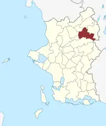 Lage des Ottestrup Sogn in der Slagelse Kommune