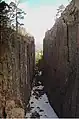 Die Schlucht Slåttdalsskrevan
