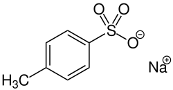 Strukturformel von Natriumtoluol-4-sulfonat