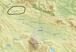 Das Tschepan-Gebirge im Westbulgarien