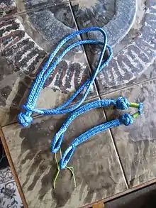 Diamantknoten als Verschluss