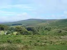 Dunkery Hill mit Dunkery Beacon