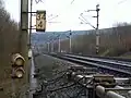 Südportal des Escherbergtunnels von der Üst Diekholzen aus gesehen