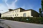 Die 1869 erworbene Spinnerei, später als Kantine und Druckerei in Verwendung