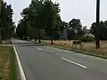 Ortsdurchfahrt Sprockhof auf der L&nbsp;190 aus Richtung Norden