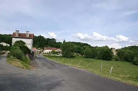 Ortsansicht von Westen