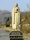 St. Barbara auf der Lennebrücke in Meggen (1930)