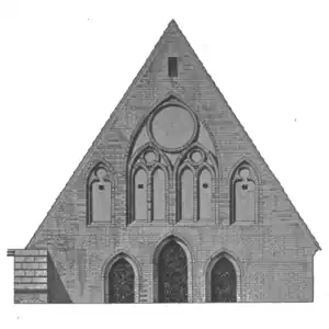 Bremen, St. Stephani, Südgiebel (2. H. 13. Jh. bis 1944)