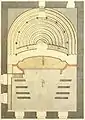 Grundriss des Theaters