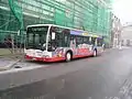 Niederflur-Stadtbus des ehemaligen Unternehmens Buslinien Stauber, mittlerweile aufgegangen im Unternehmen Omnibus Grabherr