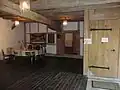 Im Erdgeschoss des Palas der Burg Stein