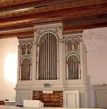 Neoromanischer Prospekt (1873) in Steinbach (Bad Bibra), Margaretenkirche