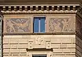 Dekor auf dem Thuenska-Haus, Stockholm