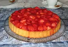 Einfache Erdbeertorte