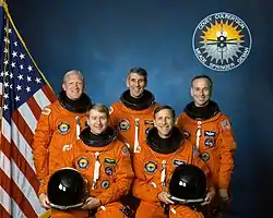 v. l. n. r. Charles Gemar, Frank Culbertson, Robert Springer, Richard Covey, Carl Meade