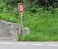 Stundenstein XII Stunden von Bern, Gemeinde Kandergrund
