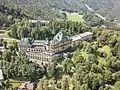 Das leerstehende Hotel-Ensemble 2017
