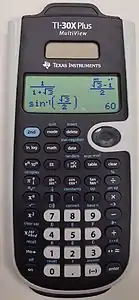 Einfacher wissenschaftlicher Taschenrechner TI-30X Plus MultiView