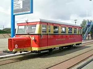 Wismarer Schienenbus T 1 der Borkumer Kleinbahn Bauart Hannover Typ D