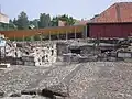Ergrabene Ruinenreste des Wohnturms (2007)