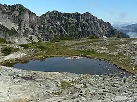 Gletschersee im Mount Rainier National Park