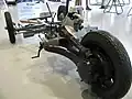 Tatra 49, Hinterradaufhängung.