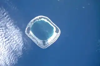 NASA-Bild von Tauere (Norden ist unten)