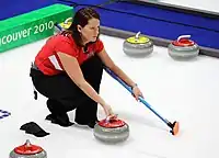 Debbie McCormick bei den Olympischen Winterspielen 2010
