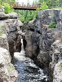Der Temperance River im Temperance River State Park