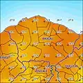 Jahresdurchschnittstemperatur (2000)