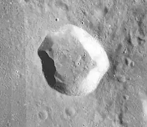 Krater Theaetetus (LROC-WAC)