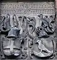 Wappen am Ostflügel des Schlosses