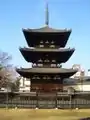 dreistöckige Pagode im Kōfuku-Tempel(Kōfuku-ji), Nara