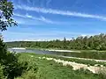Vor der Mündung in den Rhein