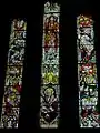 Kriegergedenkfenster in der Kirche St.&nbsp;Johannes Evangelist in Grays North in Thurrock, Essex, 1947