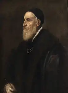 Tizian, Selbstporträt um 1567