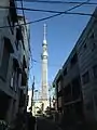 Tokyo Skytree, Japan (2012, 350 m und 450 m)