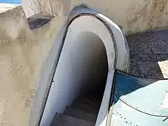 Treppe zur Plattform