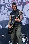 Gitarrist Erik Henning